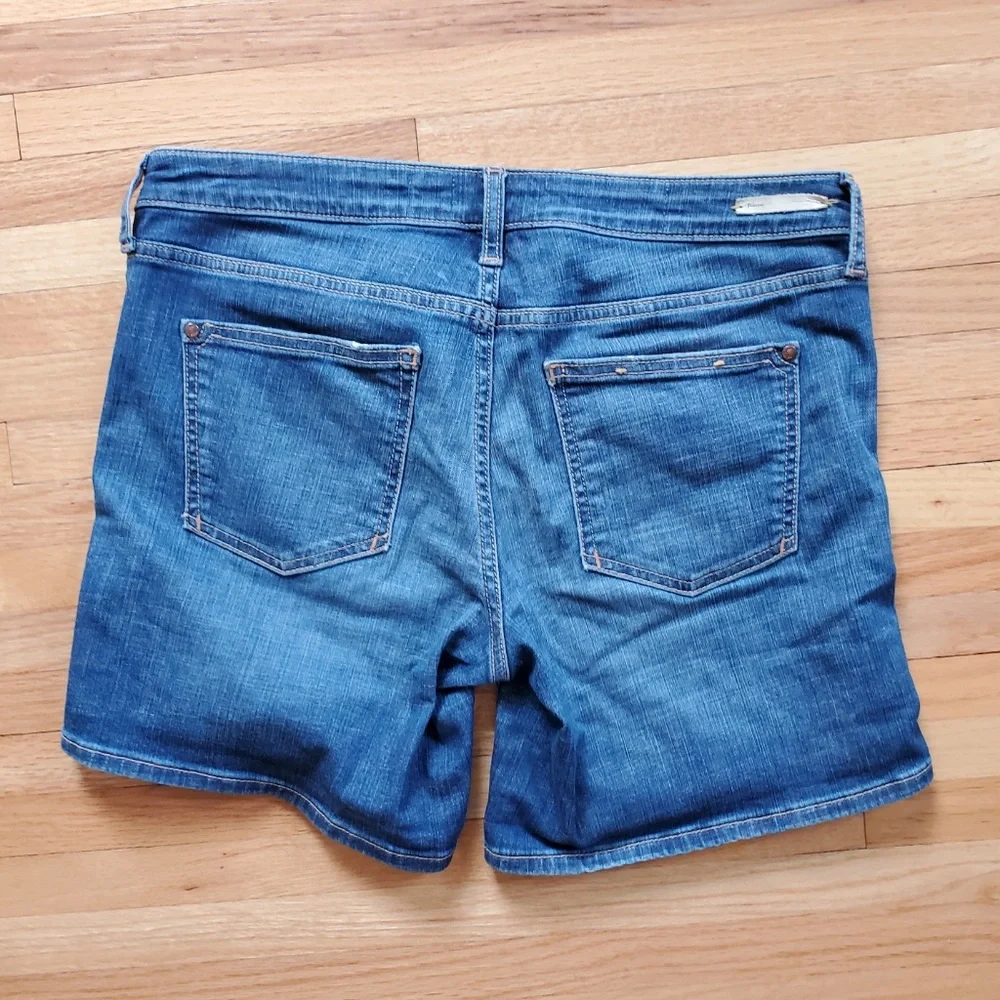 Anthropologie Roll Up Denim Shorts sz 28 - Picture 4 of 6